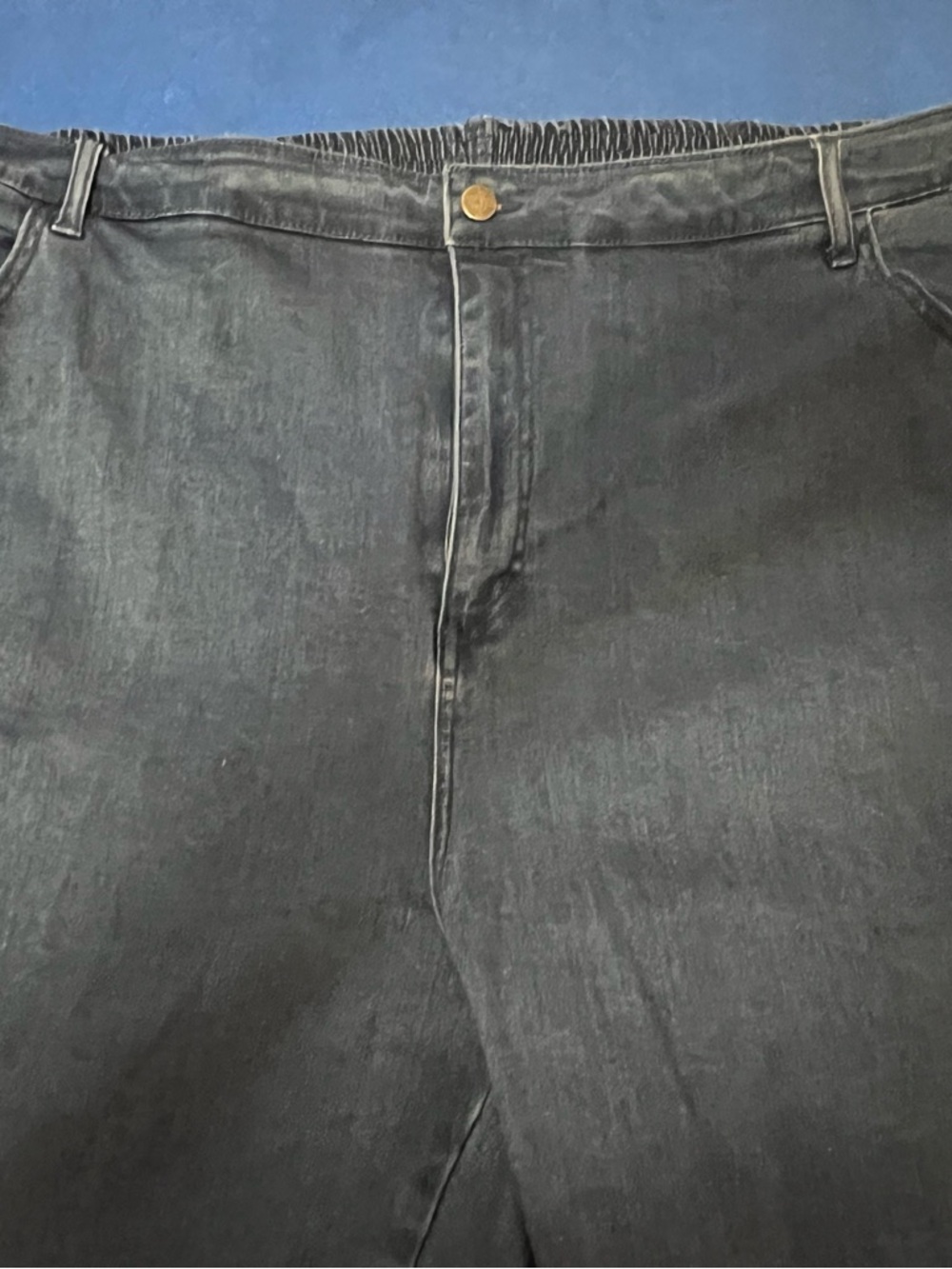 Blair 26W Dark Blue Women's Jeans with Floral Embroidery - Picture 9 of 15